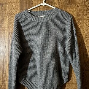 Gray knitted sweatshirt size M gray